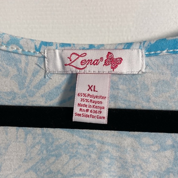 Zena Butterfly Print Tank Top XL - Picture 3 of 7